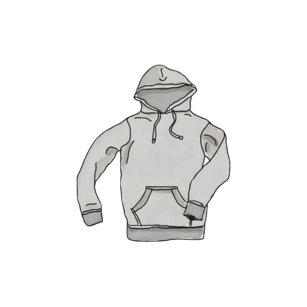 Hoodie with pocket