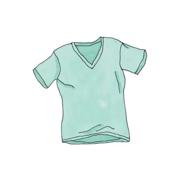 Vneck tee