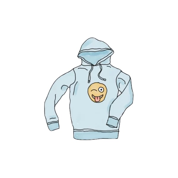 Hoodie with logo